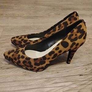 Leopard Print Women's Heels